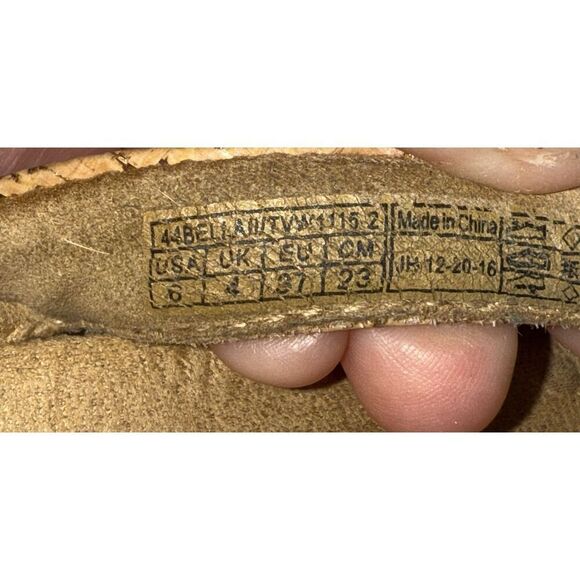 Vionic Bella Sandal Beige Neutral Flip Flop Bow Gold Cork Toe Post Comfort Sz 6 - Picture 14 of 16